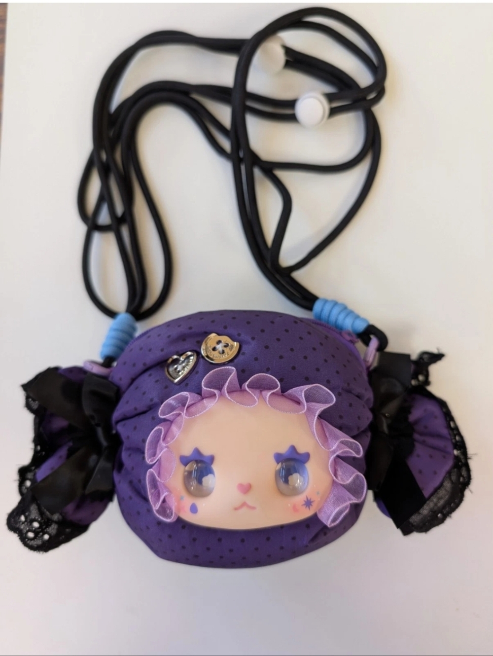 Lovely Emma Candy House Plush Crossbody Coin Bag Crystal Candy Open Blind Box